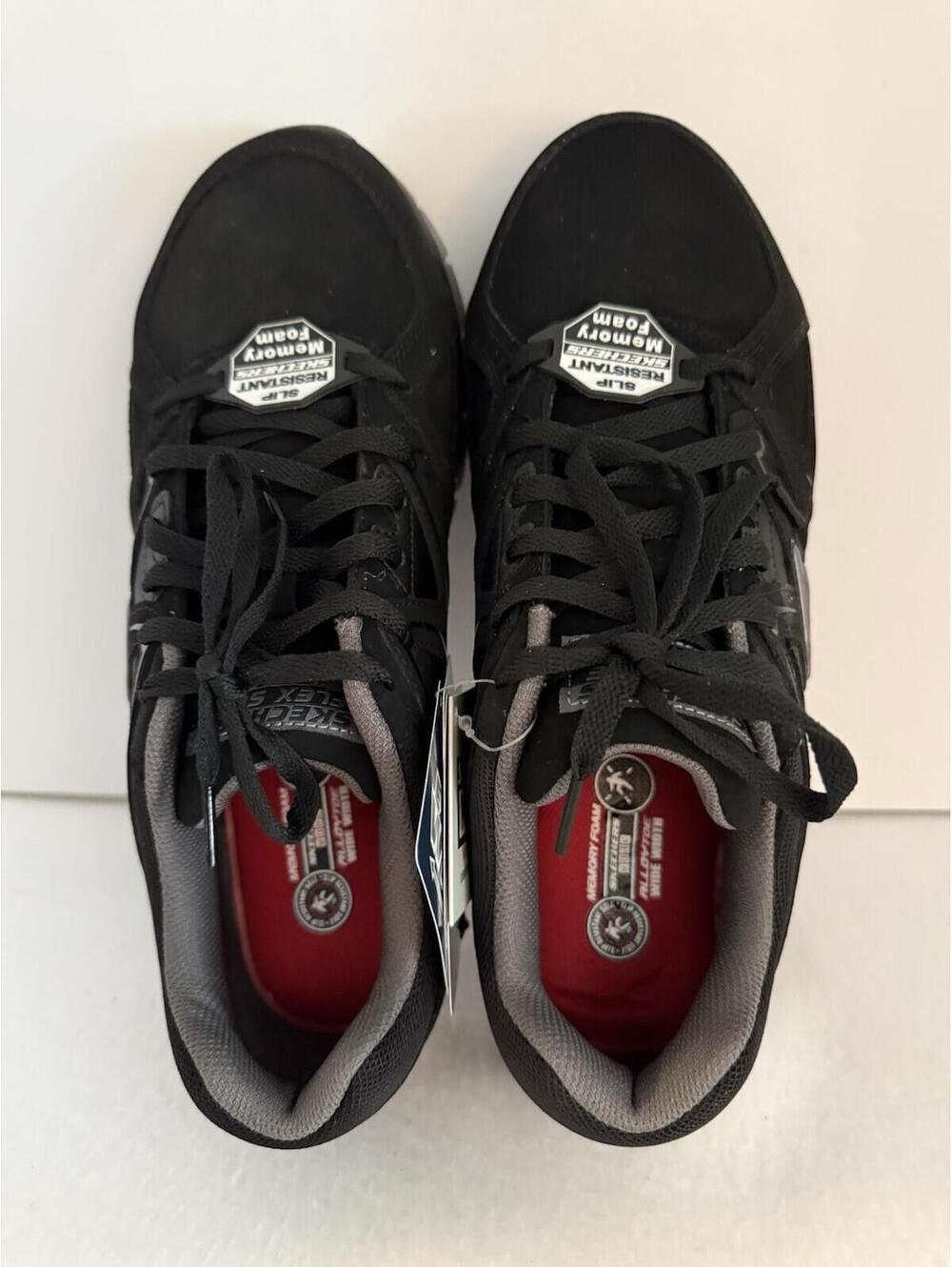 NEW Skechers Men's Steel Toe Electrical Hazard Construction Shoes, size 9.5 Wide
